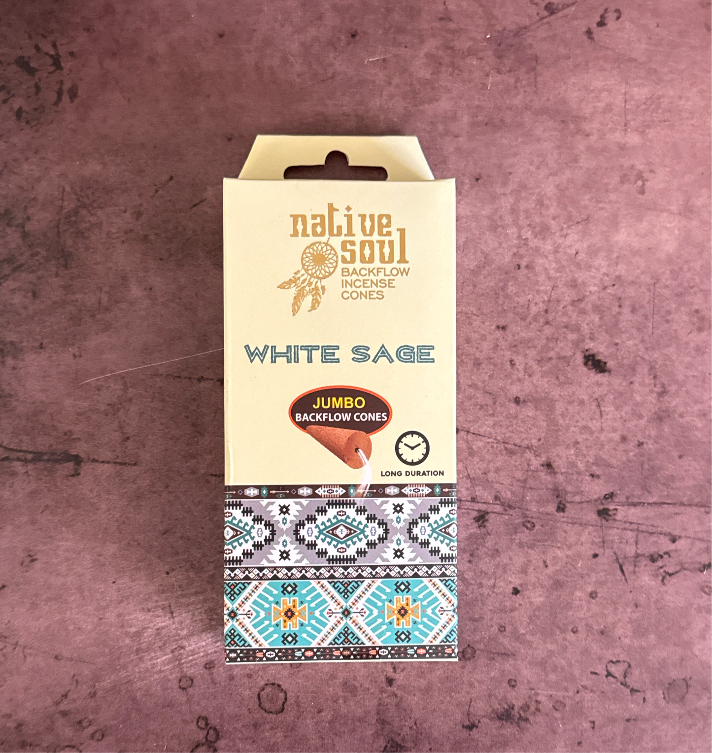 Native Soul White Sage Incense Cone Package