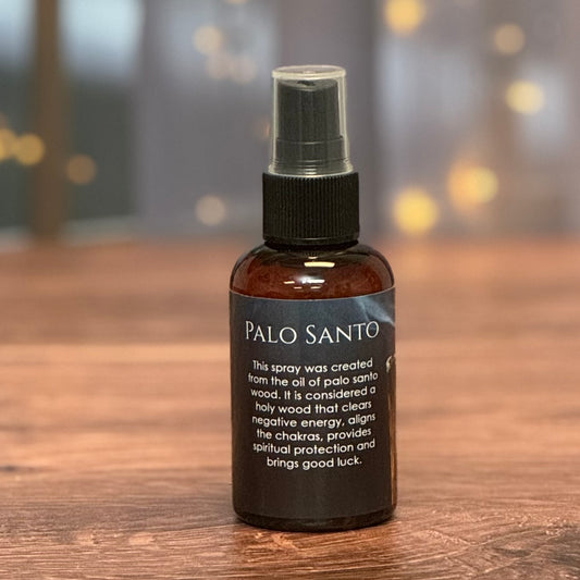 Palo Santo spray for spiritual cleansing