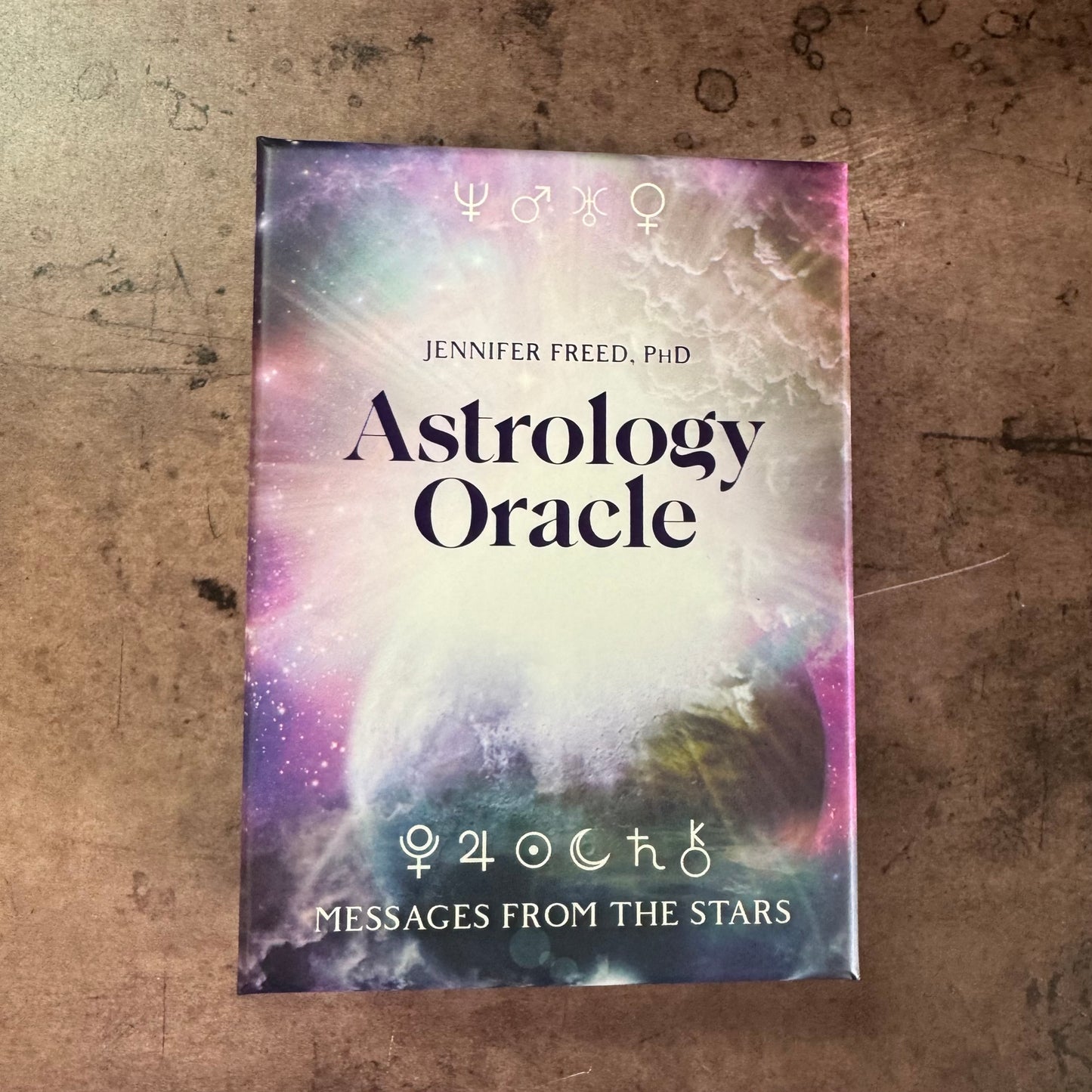 Draw on a wealth of astrological wisdom to reveal the primitive, adaptive, and evolving choices available to you in every moment, situation, relationship, and opportunity. This 64-card deck and its full-color companion guide deepen your understanding of the happenings in your world. Each card presents cosmic insights that help enhance your daily joy and align your energy, thoughts, and responses with your highest potential.

"Jennifer is one of the most intuitive and brilliant healers I have ever had the pr