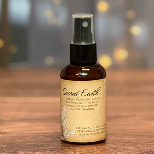 Sacred earth spray for healing and protection