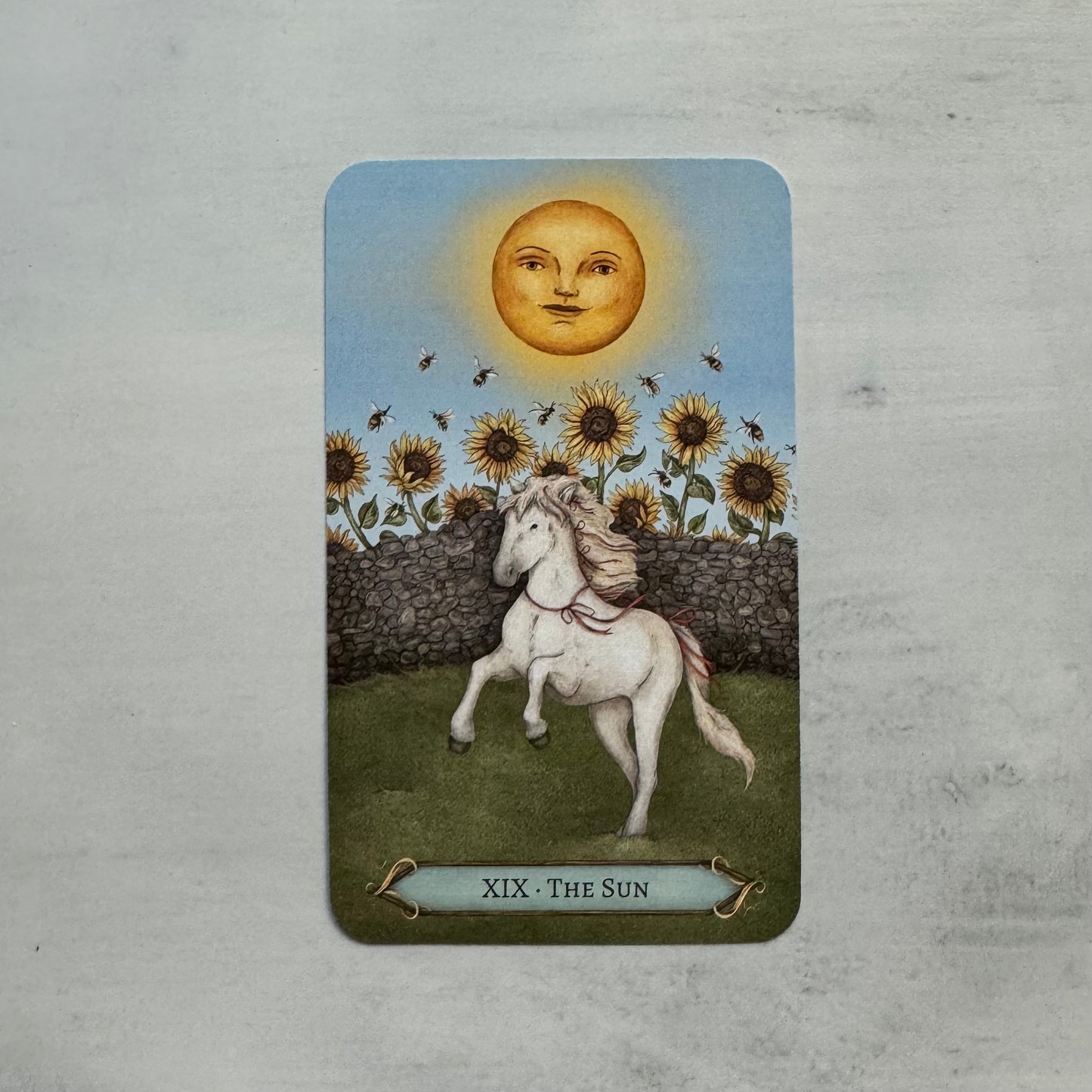 The sun tarot card