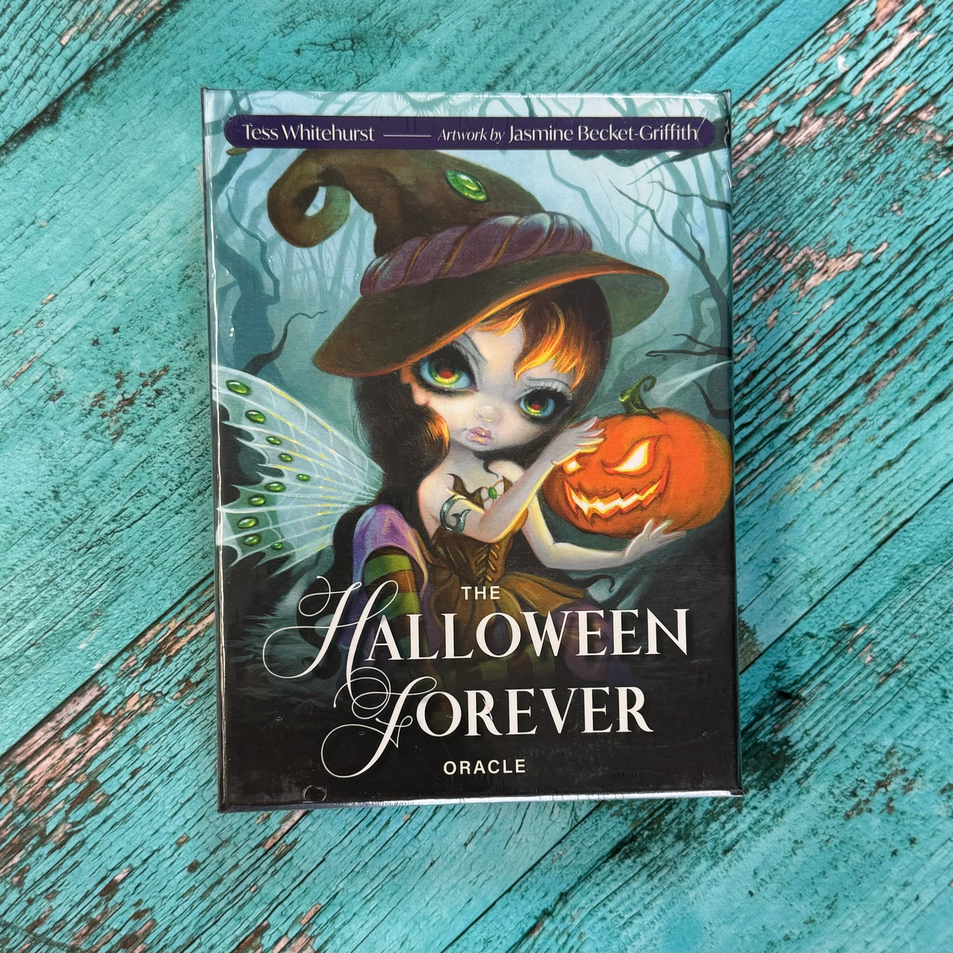 Front of The Halloween Forever Oracle by Jasmine Becket-Griffith (Author), Tess Whitehurst (Author)