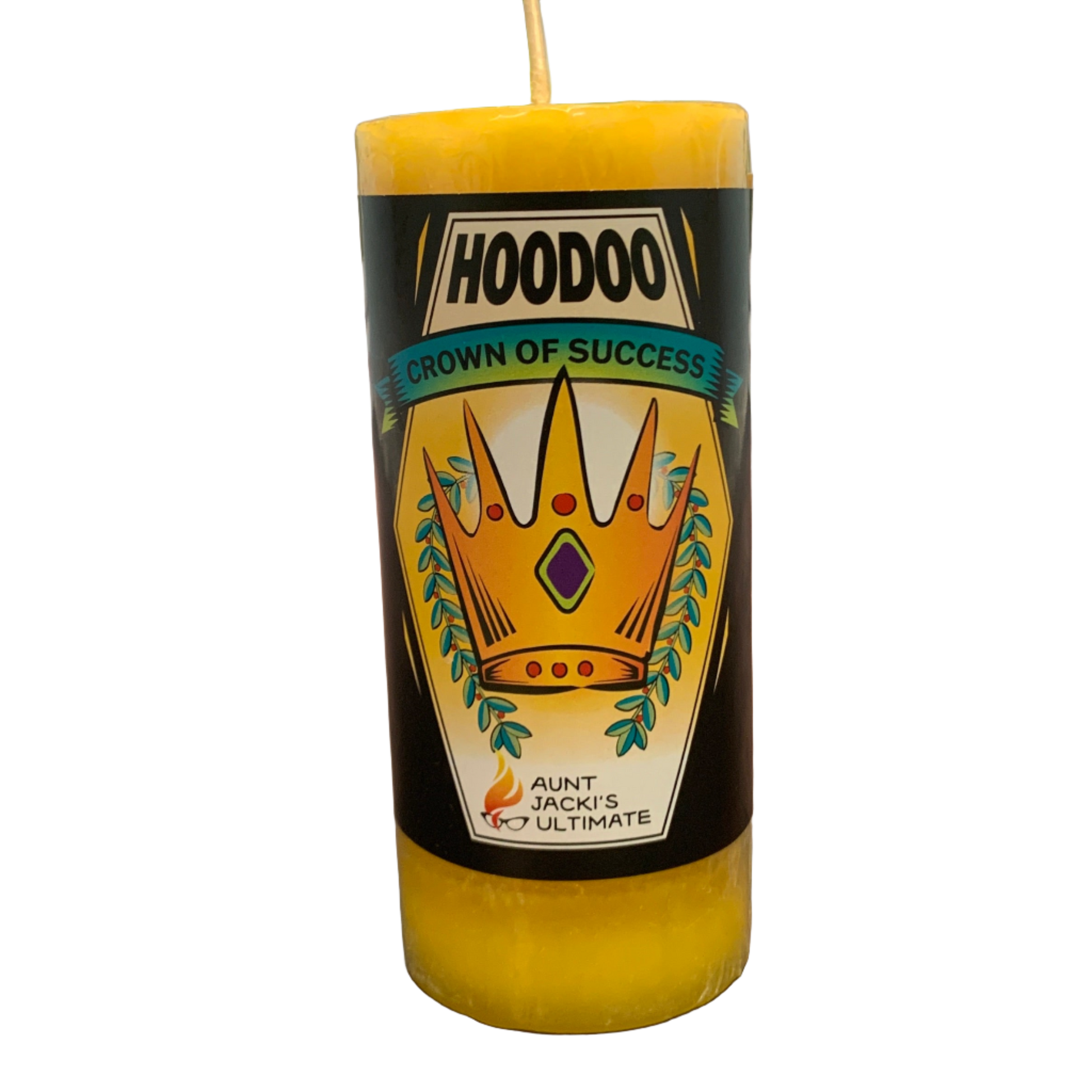 Aunt Jacki's Hoodoo Crown of Success Candle