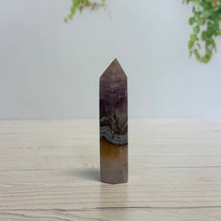 Amethyst Lace Agate Obelisk Tower