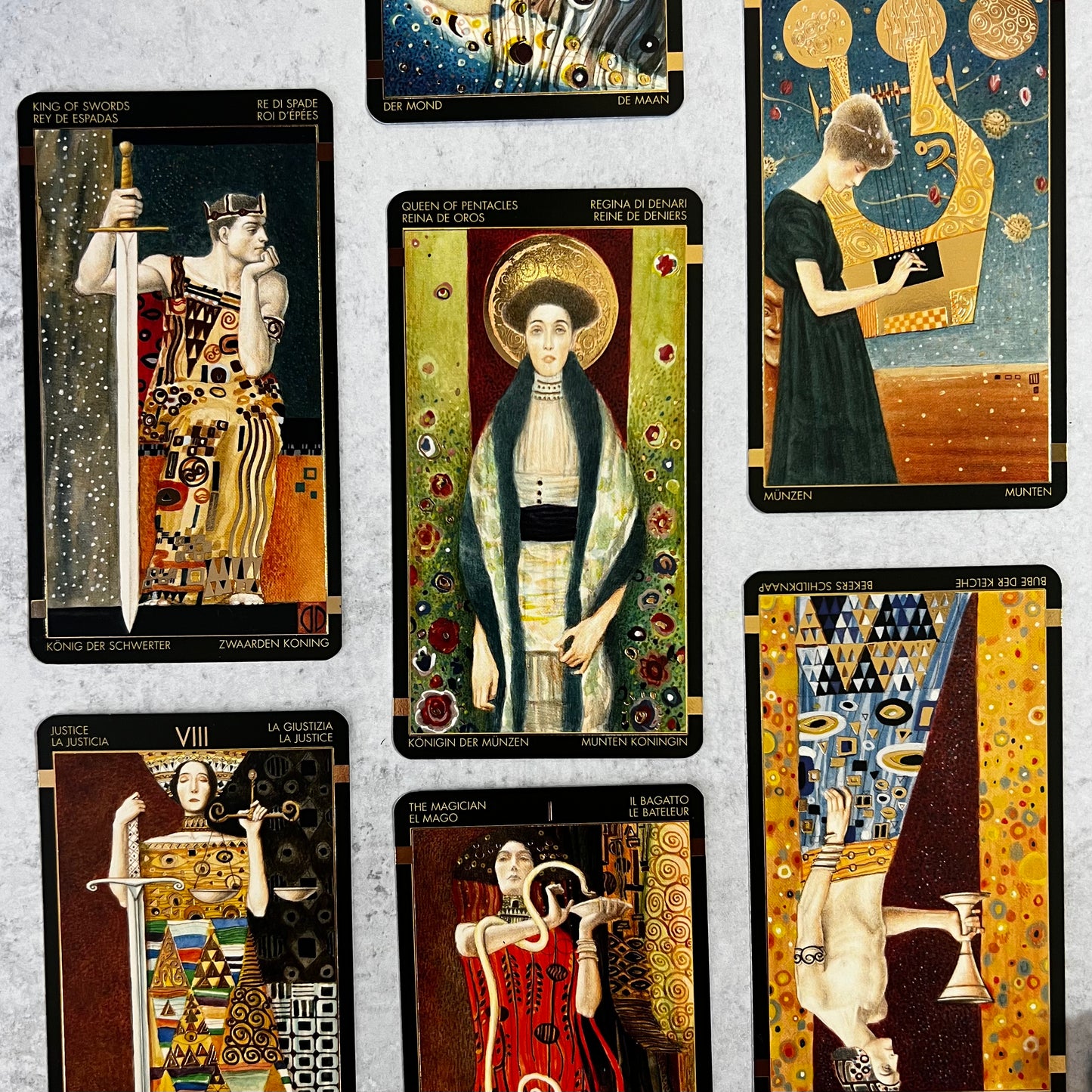 The Golden Tarot of Klimt by Lo Scarabeo