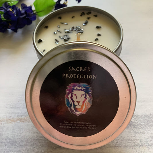 Sacred Hematite Protection Candle