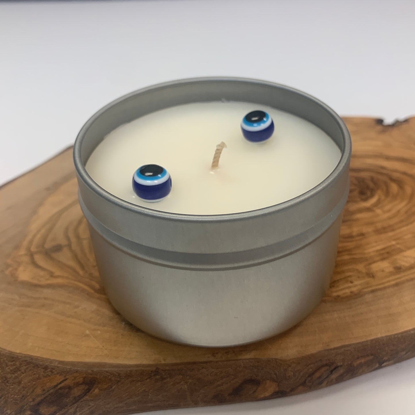 Evil Eye Protection Candle Travel Tin