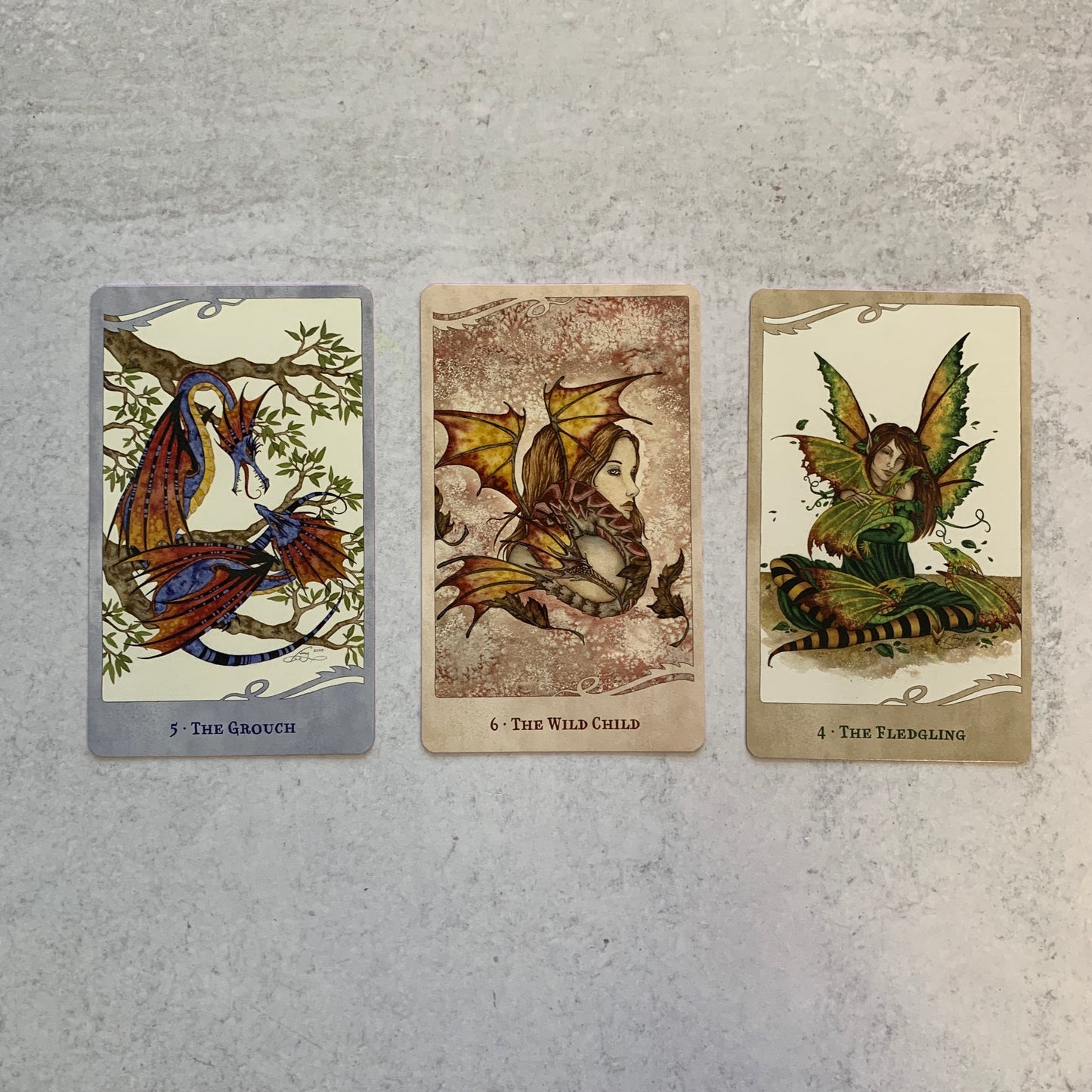 For The Love of Dragons Cards by Angi Sullins (Author), Amy Brown (Illustrator)