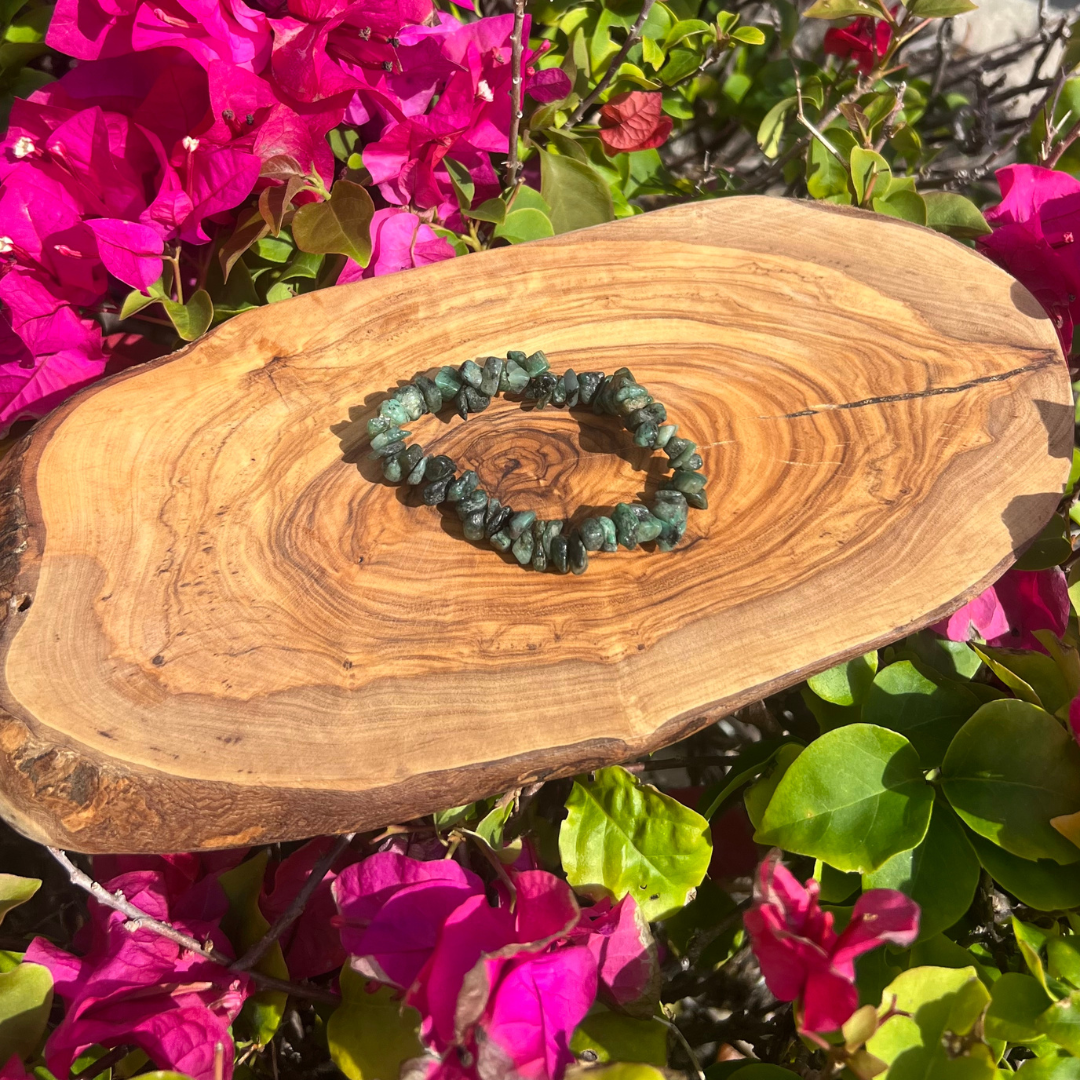 Emerald Premium Grade Chip Bracelet