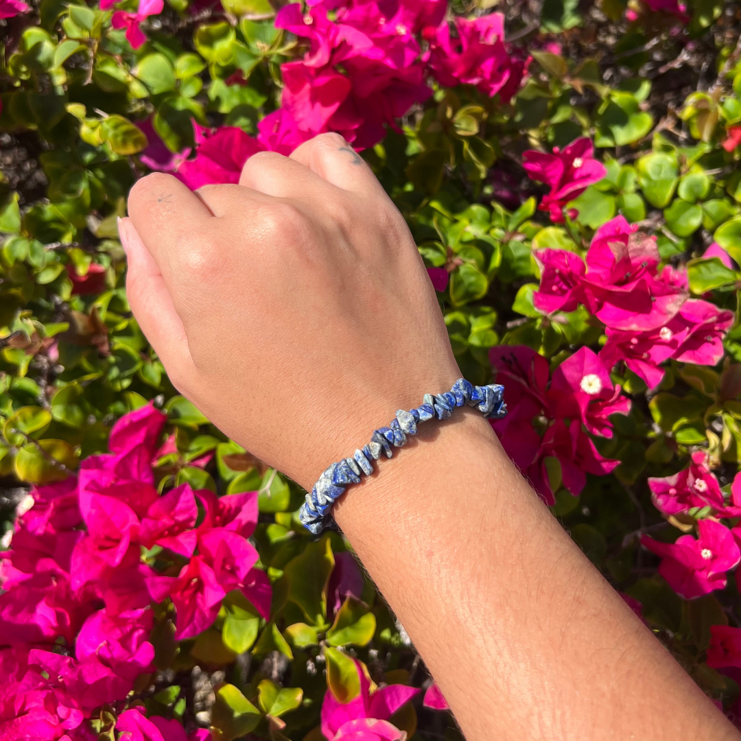 Sodalite Premium Grade Chip Bracelet