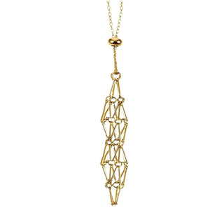 Adjustable Metal Crystal Holder Necklace – Stainless Steel Interchangeable Cage Chain - The Mystical Moon