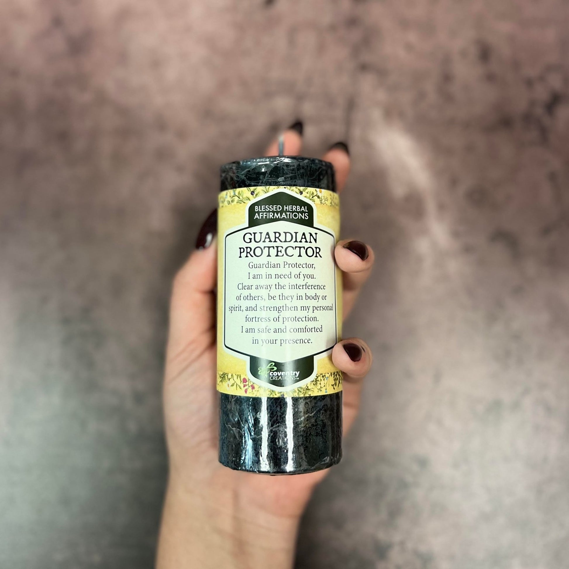 Affirmation Guardian Protector Candle - The Mystical Moon Online Store