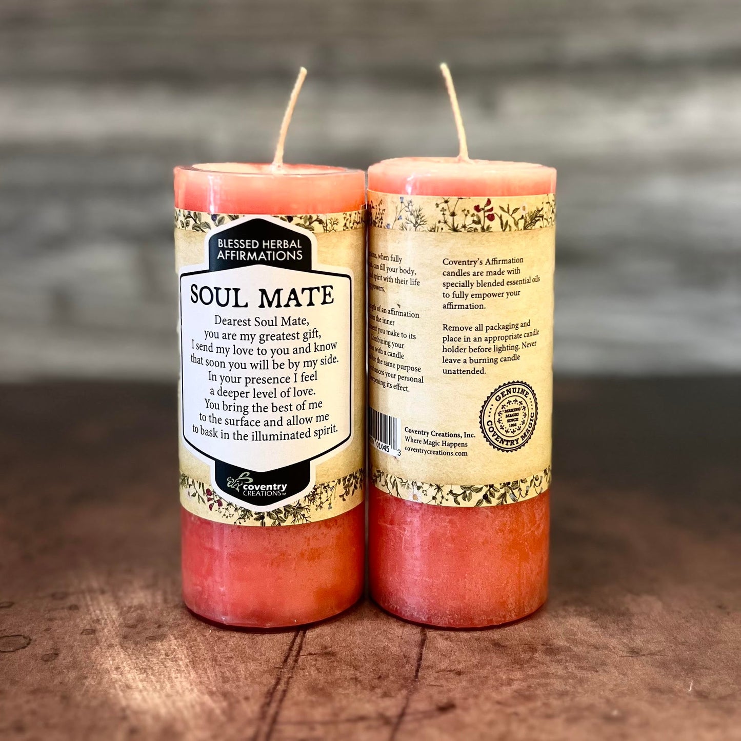 Affirmation Soul Mate Candle - The Mystical Moon Online Store