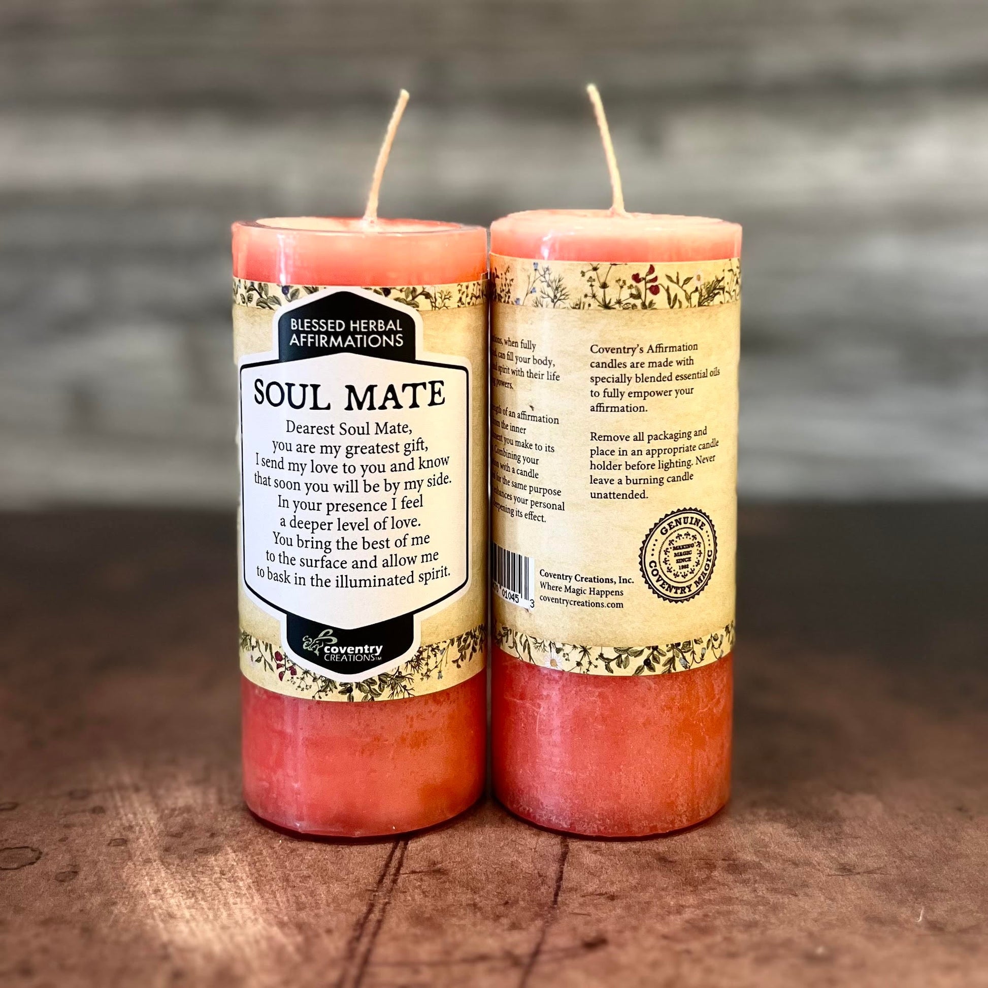Affirmation Soul Mate Candle - The Mystical Moon Online Store