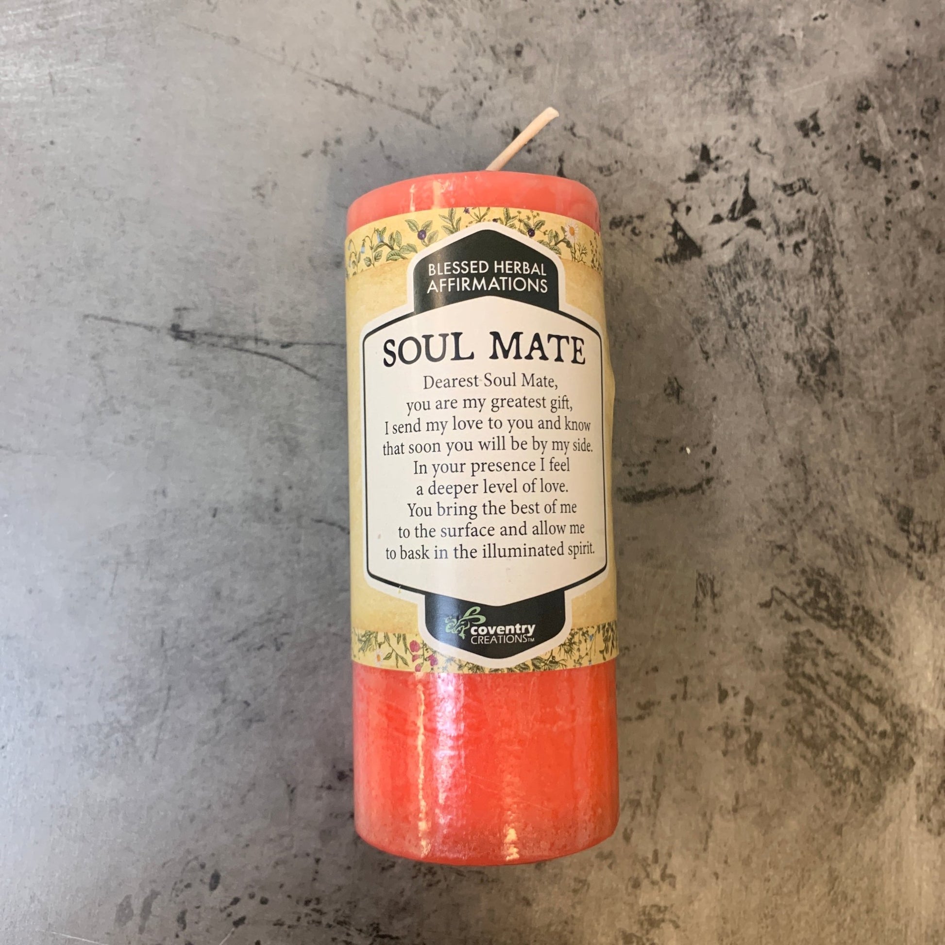 Affirmation Soul Mate Candle - The Mystical Moon Online Store