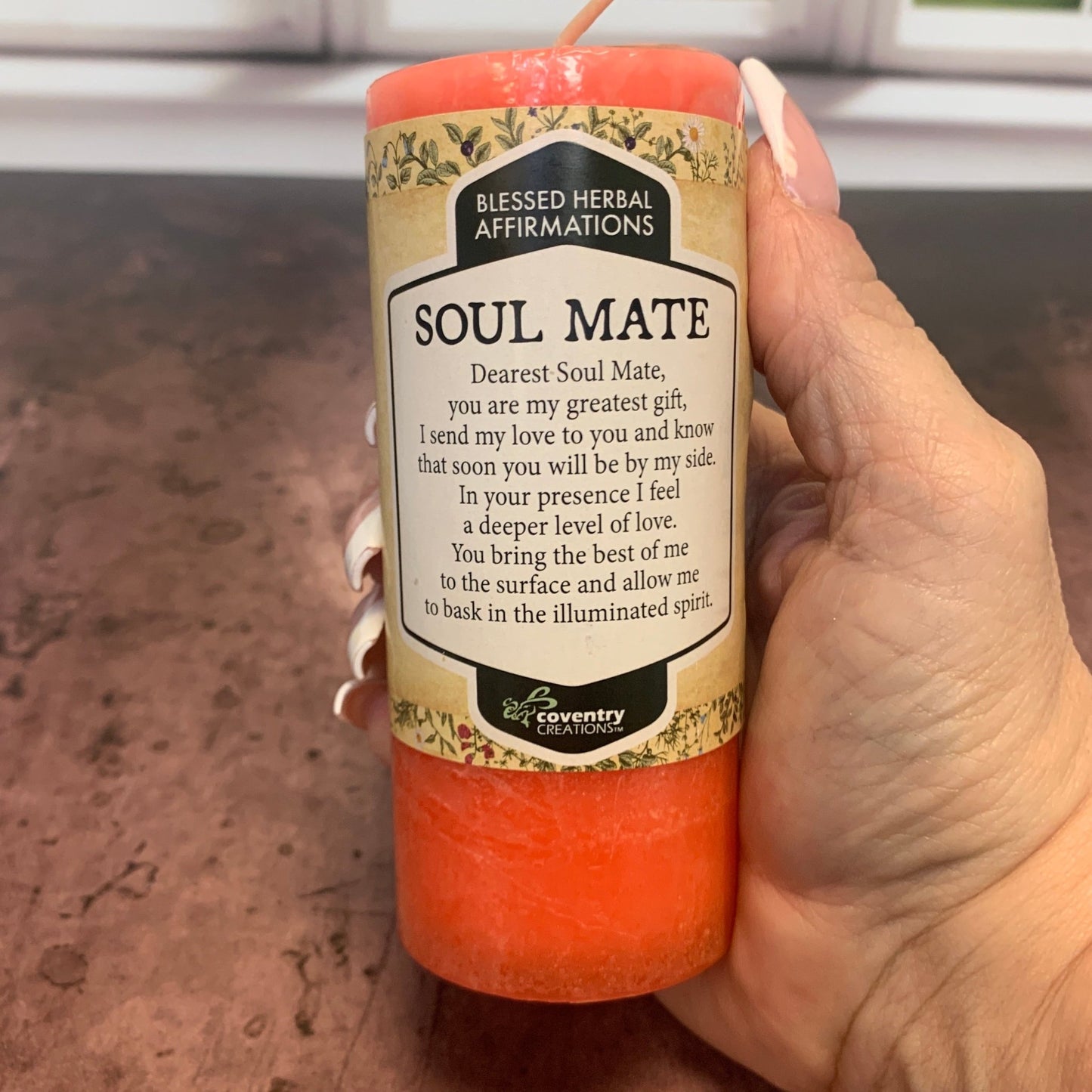 Affirmation Soul Mate Candle - The Mystical Moon Online Store