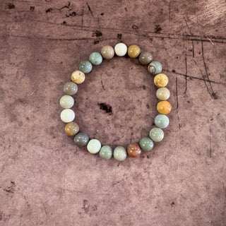 Alashan Agate Beaded Bracelet 8mm - The Mystical Moon Online Store