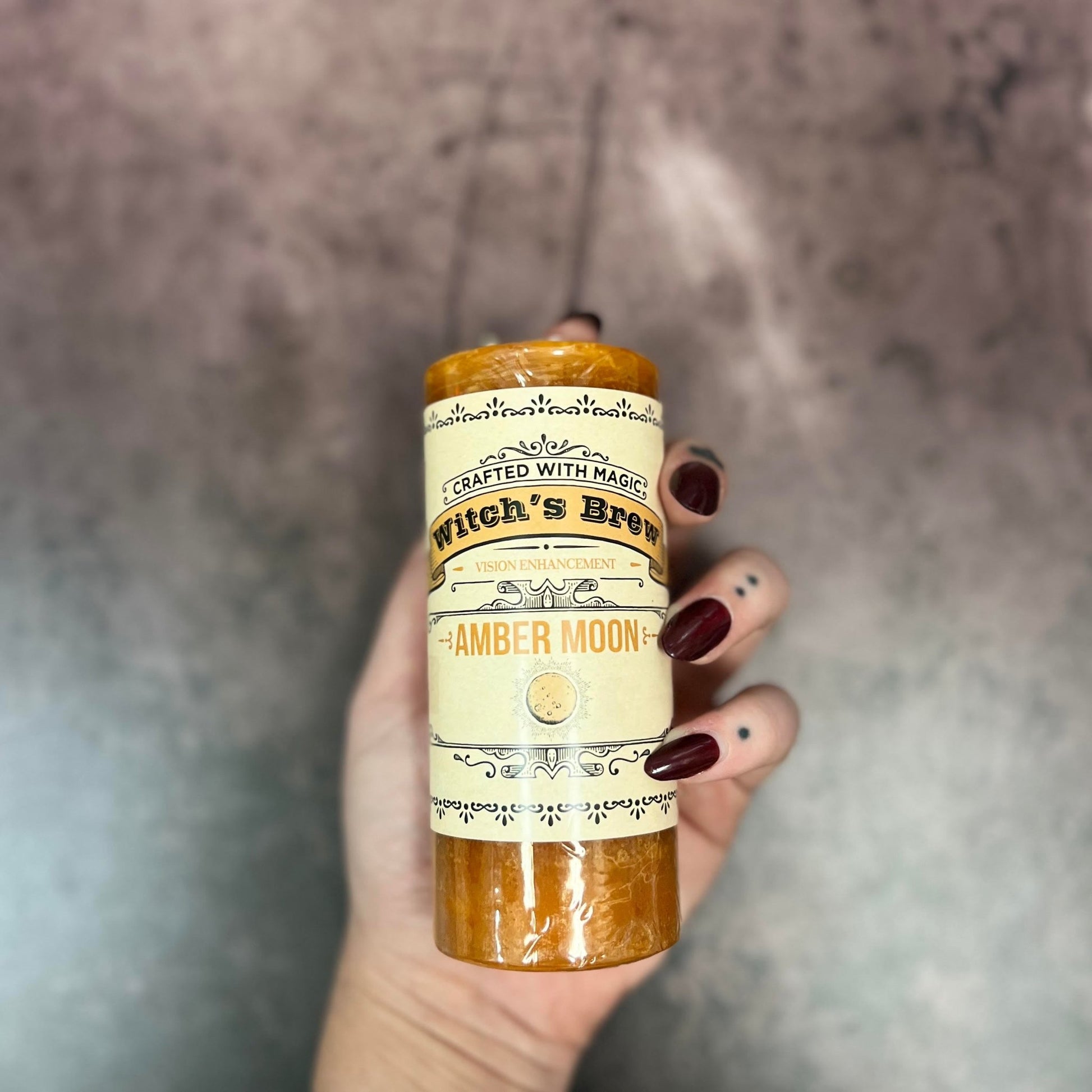 Amber Moon Candle - The Mystical Moon Online Store