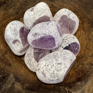 Amethyst seer stone polished crystal for intuition, meditation, and spiritual insight