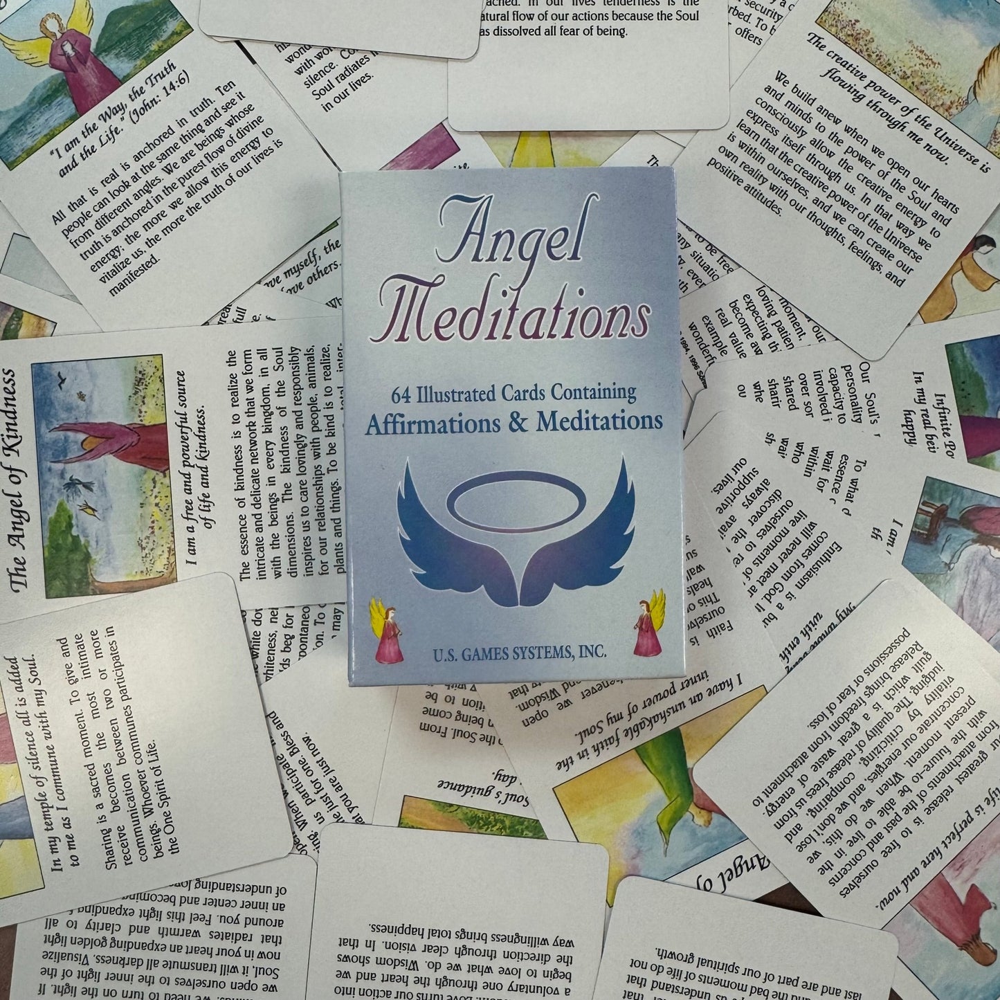 Angel Meditation: 64 Cards for Affirmation & Inner Peace by Sonia Café - The Mystical Moon Online Store