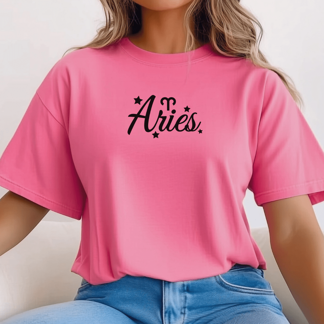 Aries Zodiac T-Shirt - The Mystical Moon Online Store