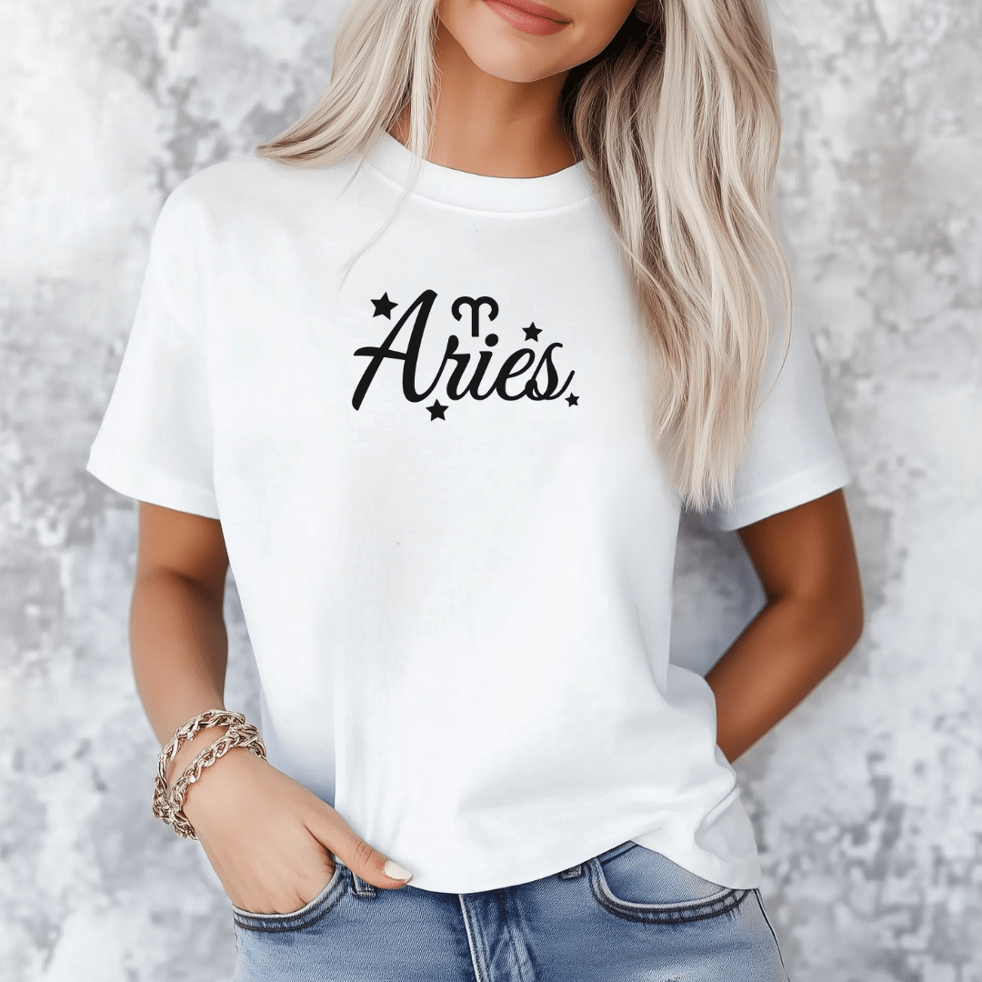 Aries Zodiac T-Shirt - The Mystical Moon Online Store