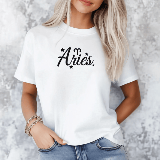 Aries Zodiac T-Shirt - The Mystical Moon Online Store