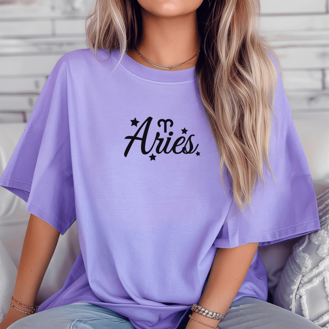 Aries Zodiac T-Shirt - The Mystical Moon Online Store