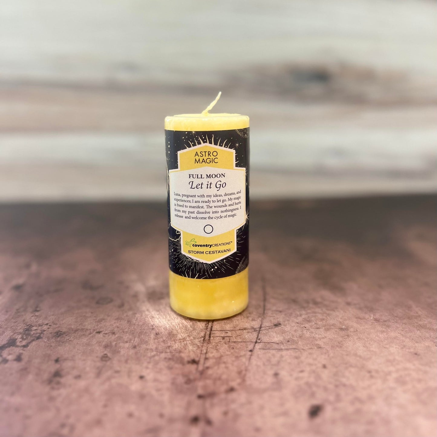 Astro Magic Full Moon Let It Go Candle - The Mystical Moon Online Store