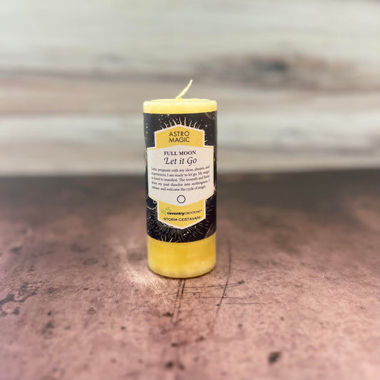 Astro Magic Full Moon Let It Go Candle - The Mystical Moon Online Store