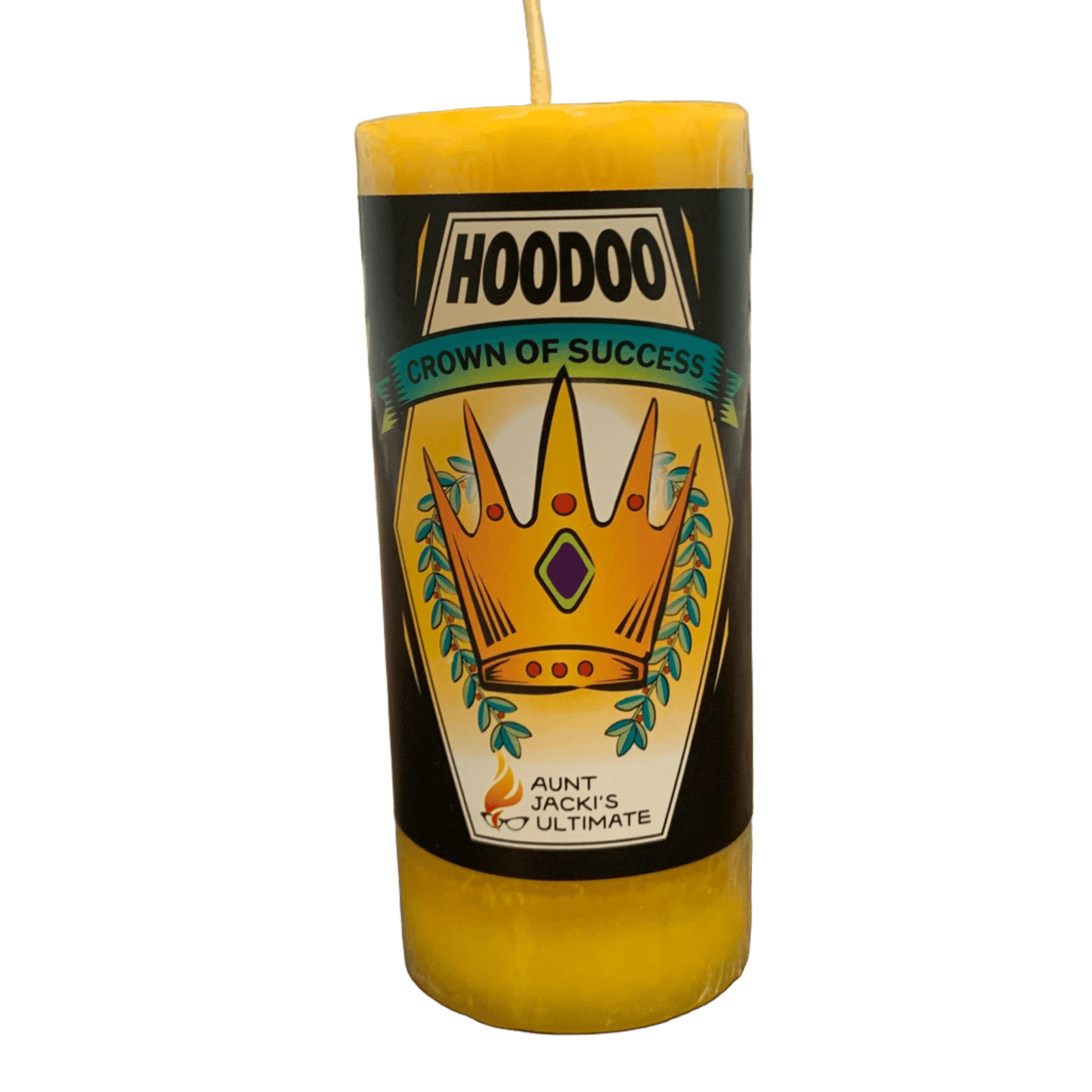 Aunt Jacki's Hoodoo Crown of Success Candle - The Mystical Moon Online Store