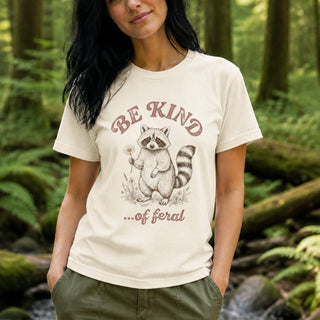 Be Kind of Feral Raccoon T-Shirt - The Mystical Moon
