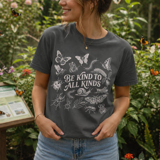 Be Kind to All Kinds Butterfly T-Shirt - The Mystical Moon