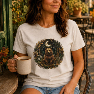 Bear Moon T-Shirt - The Mystical Moon