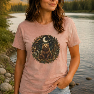 Bear Moon T-Shirt - The Mystical Moon
