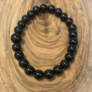 Black Tourmaline Beaded Bracelet 8mm - The Mystical Moon Online Store
