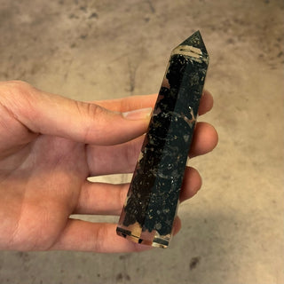 Black Tourmaline Orgonite Tower - The Mystical Moon