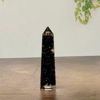 Black Tourmaline Orgonite Tower - The Mystical Moon