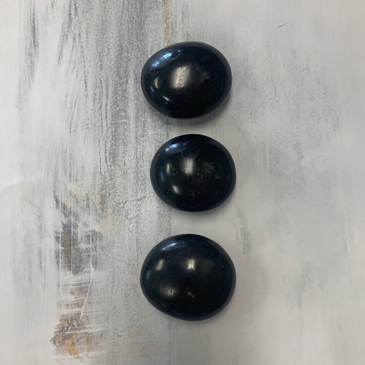Black Tourmaline Palm Stone 10 - The Mystical Moon Online Store