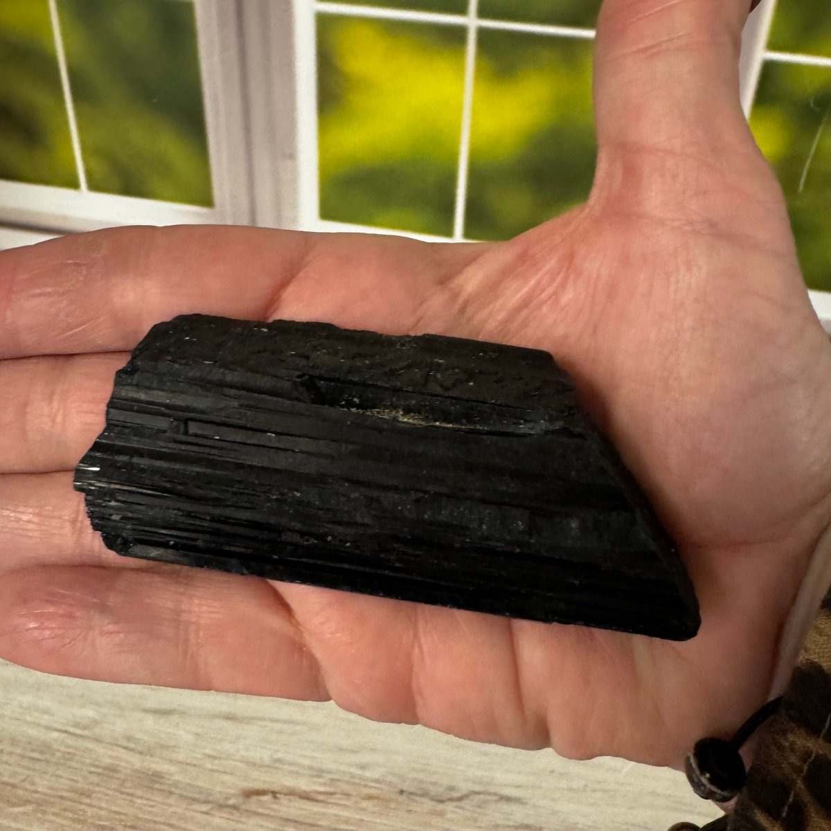 Black Tourmaline Raw Specimen - The Mystical Moon Online Store