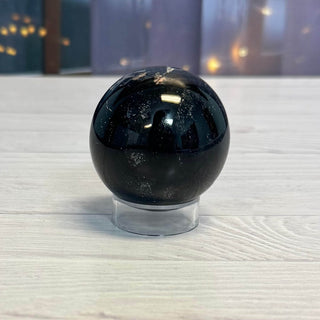 Black Tourmaline Sphere - The Mystical Moon