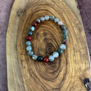 Bloodstone Beaded Bracelet 8mm - The Mystical Moon Online Store