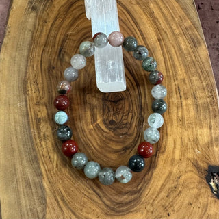 Bloodstone Beaded Bracelet 8mm - The Mystical Moon Online Store