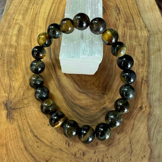 Blue Tiger's Eye 8mm Beaded Bracelet - The Mystical Moon Online Store