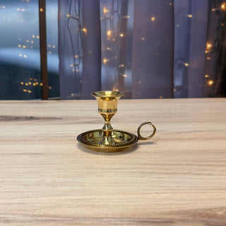 Brass Taper Candleholder - The Mystical Moon Online Store