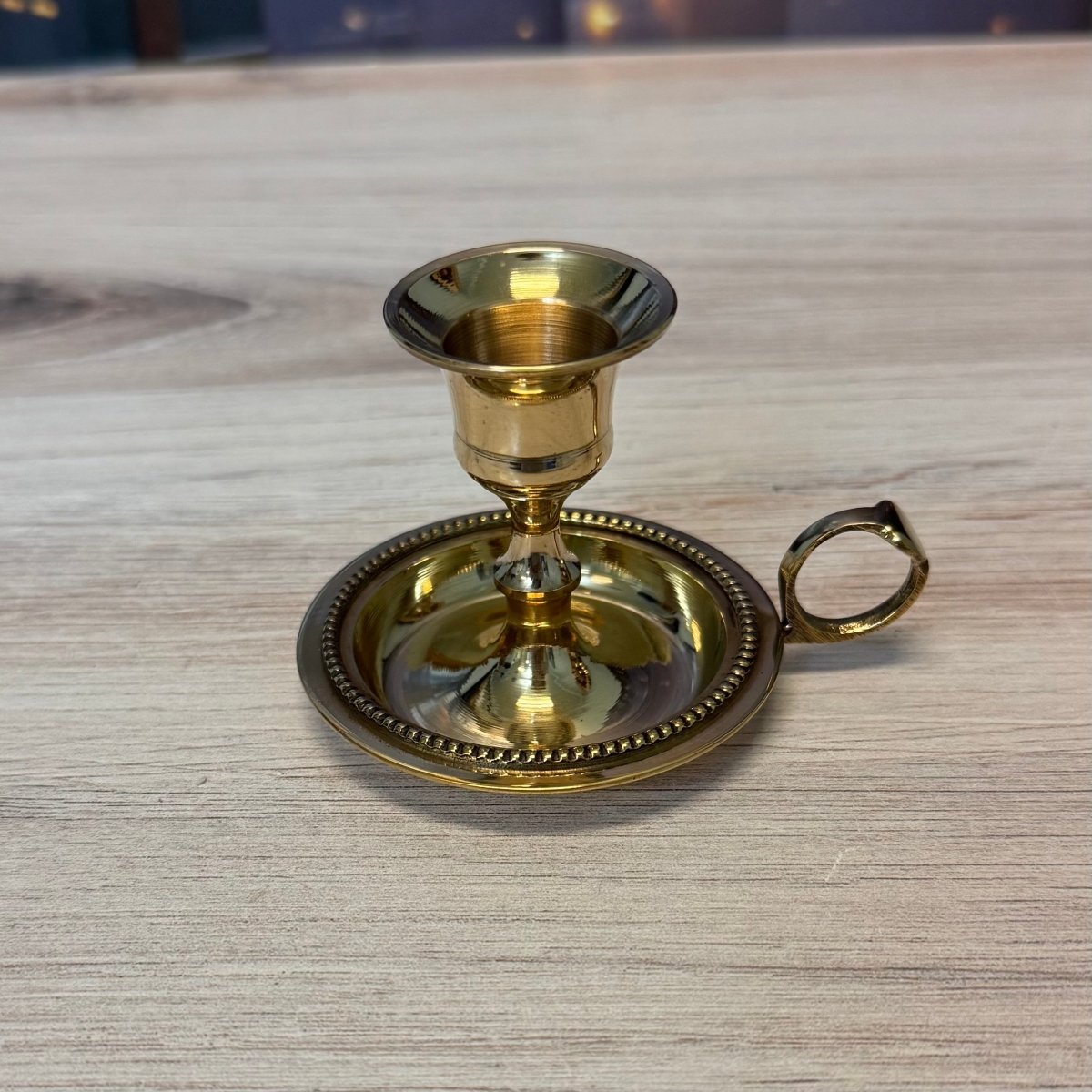 Brass Taper Candleholder - The Mystical Moon Online Store