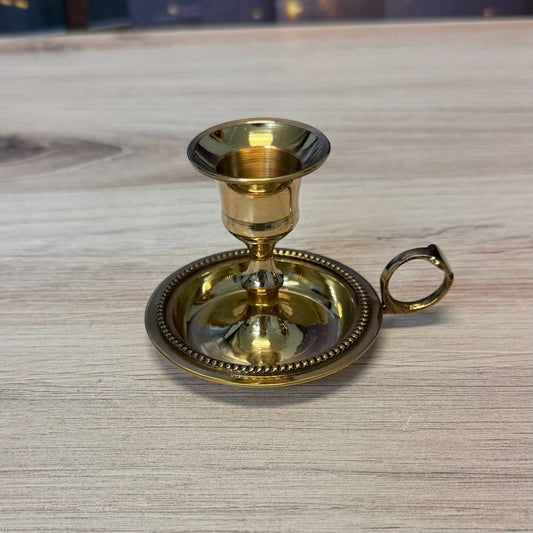 Brass Taper Candleholder - The Mystical Moon Online Store
