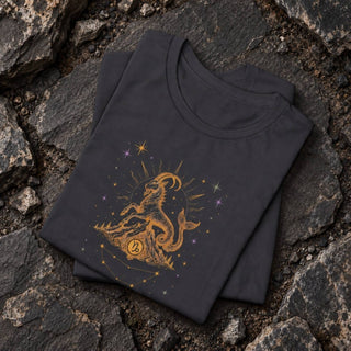 Capricorn Grounded Stardust Zodiac Tee - The Mystical Moon