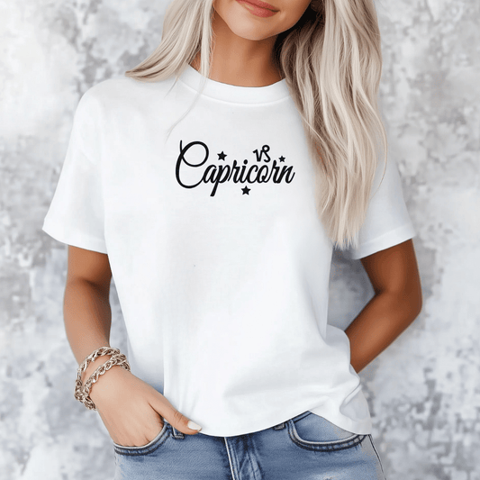 Capricorn Zodiac T-Shirt - The Mystical Moon Online Store