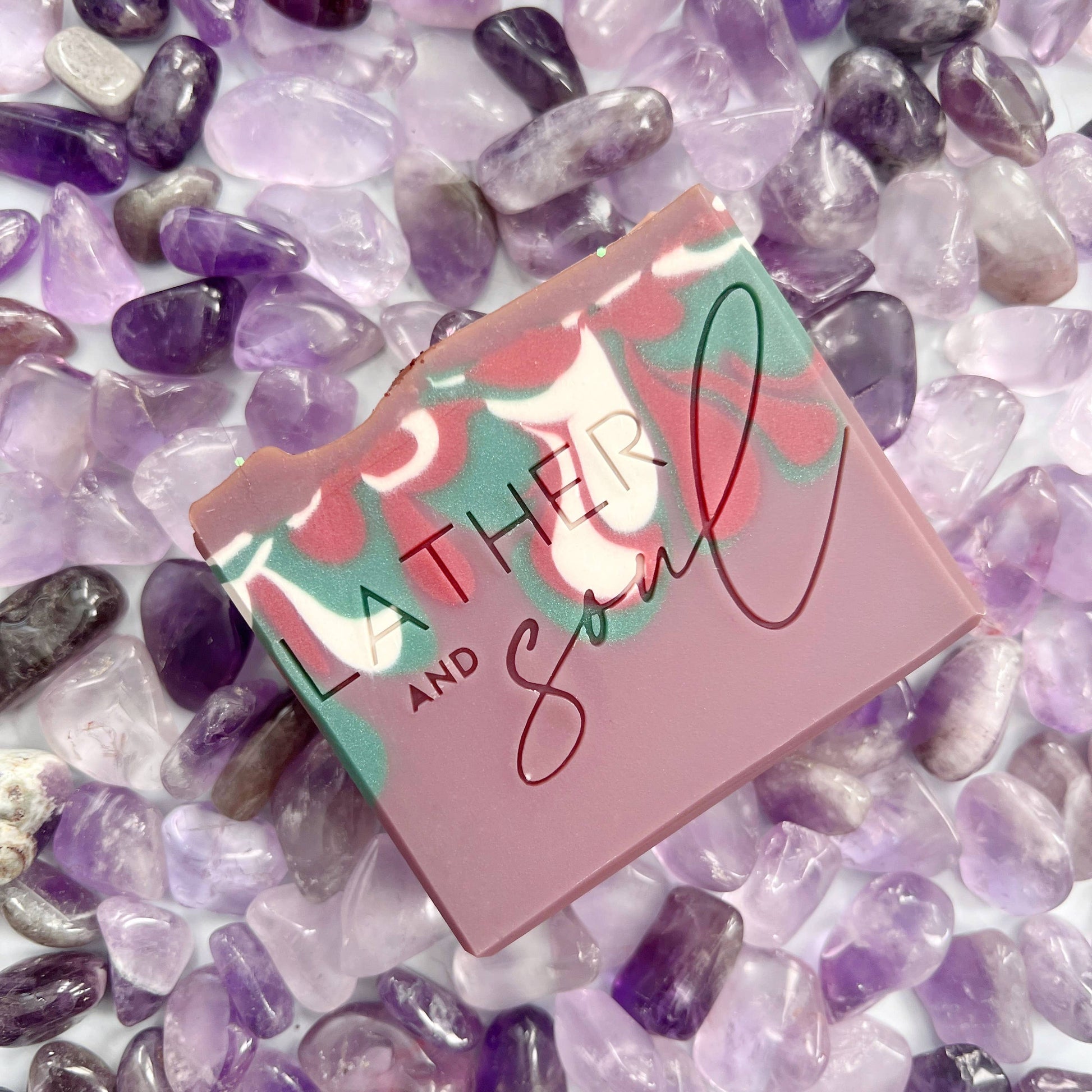 Amethyst soap